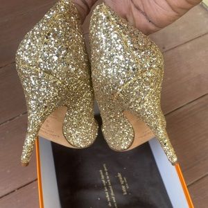 Kate Spade NY Licorice too gold/glitter old gold metalli